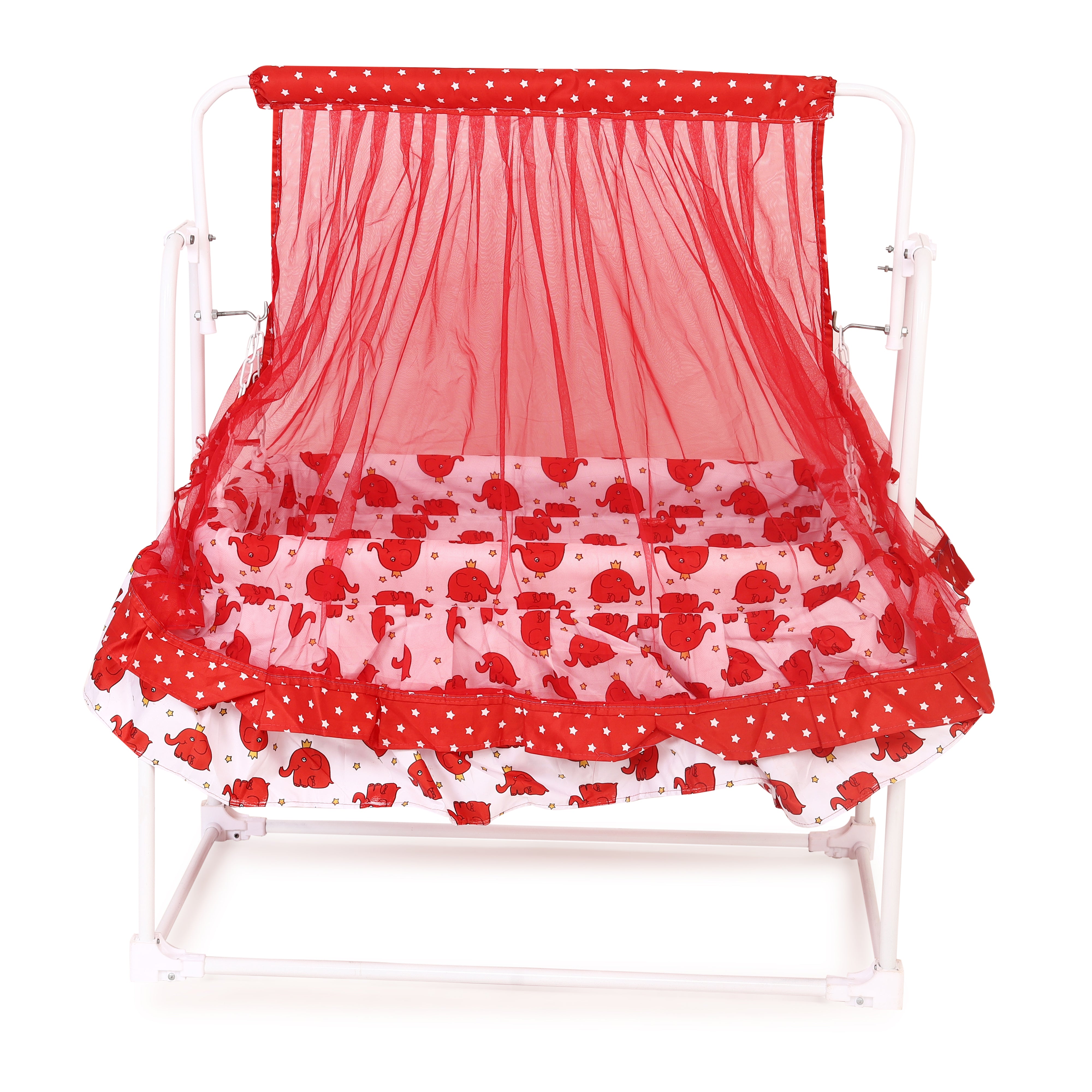 Premium New Born Baby Cradle with Swing & Mosquito Net